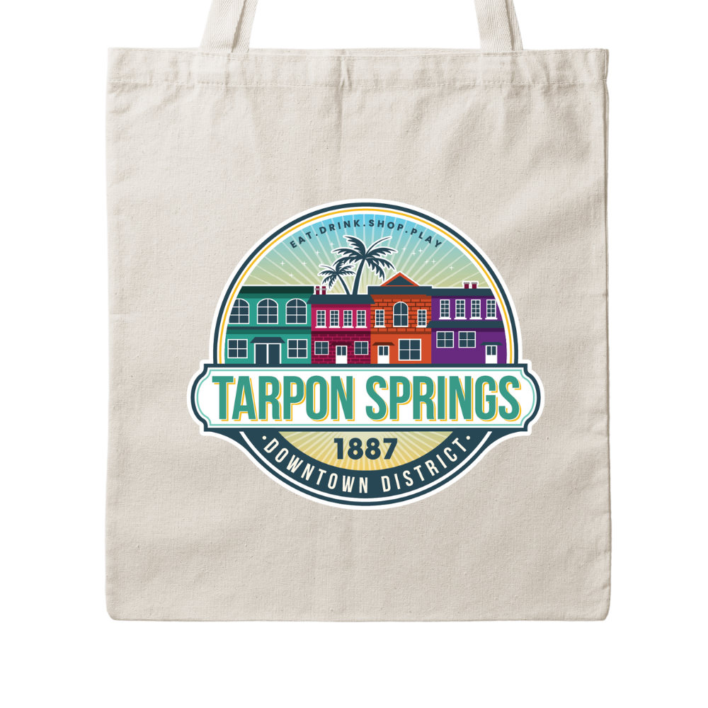 Tarpon Springs Downtown District Tote Bag