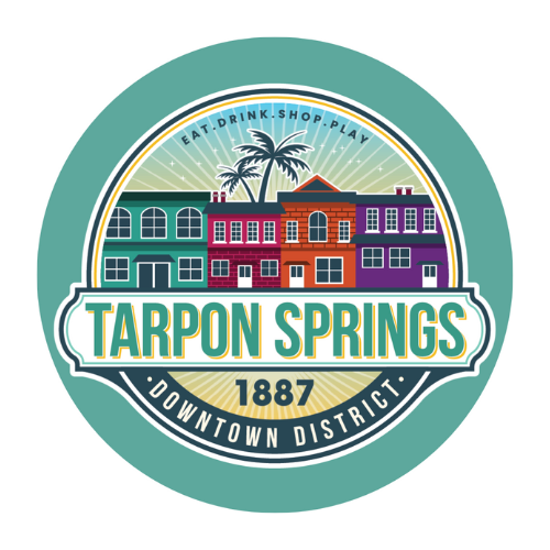 Tarpon Springs Downtown District Button 1.75"