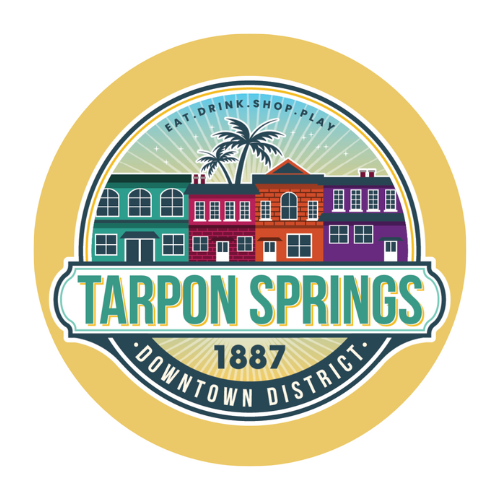 Tarpon Springs Downtown District Button 1.75"